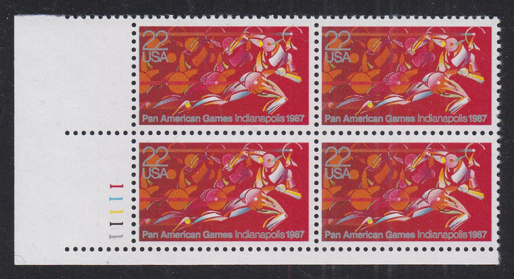 # 2247 (1987) Pan AM Games - PB, LL #11111, MNH