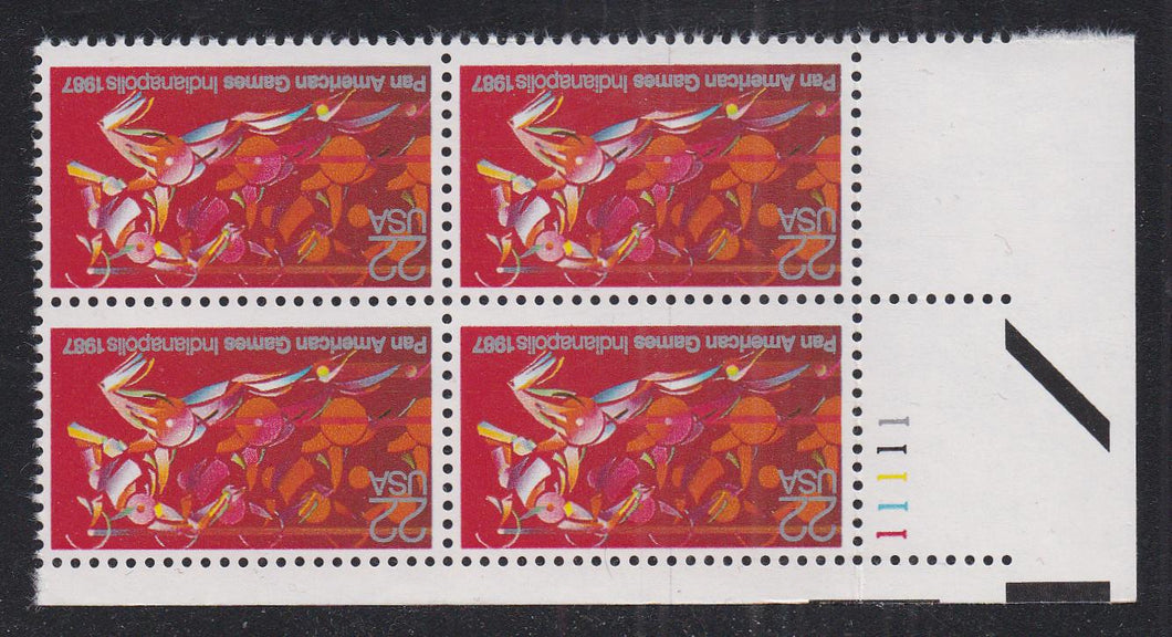 # 2247 (1987) Pan AM Games - PB, LR #11111, MNH
