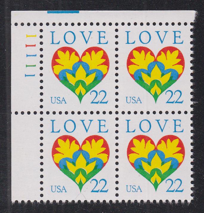 # 2248 (1987) Love - PB, UL #11111, MNH