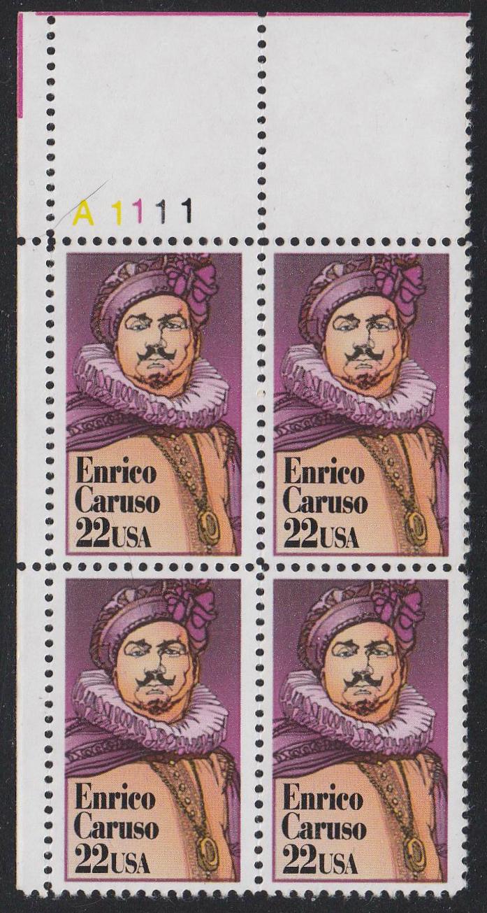 # 2250 (1987) Caruso - PB, UL #A1111, MNH