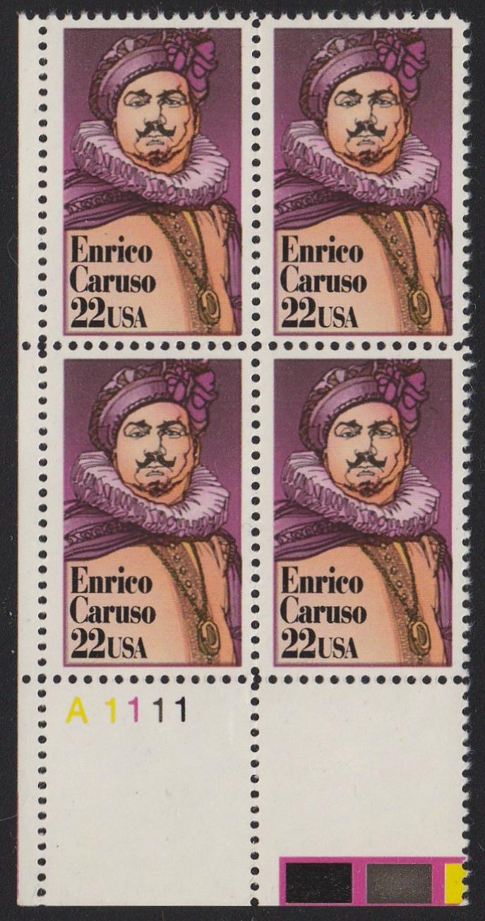 # 2250 (1987) Caruso - PB, LL #A1111, MNH