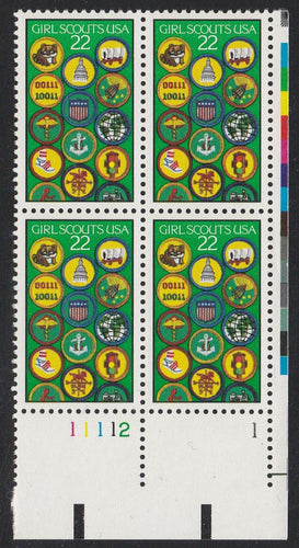 # 2251 (1987) Girl Scouts - PB, LR #11112-1, XF MNH