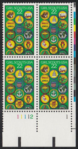 # 2251 (1987) Girl Scouts - PB, LR #11112-1, MNH