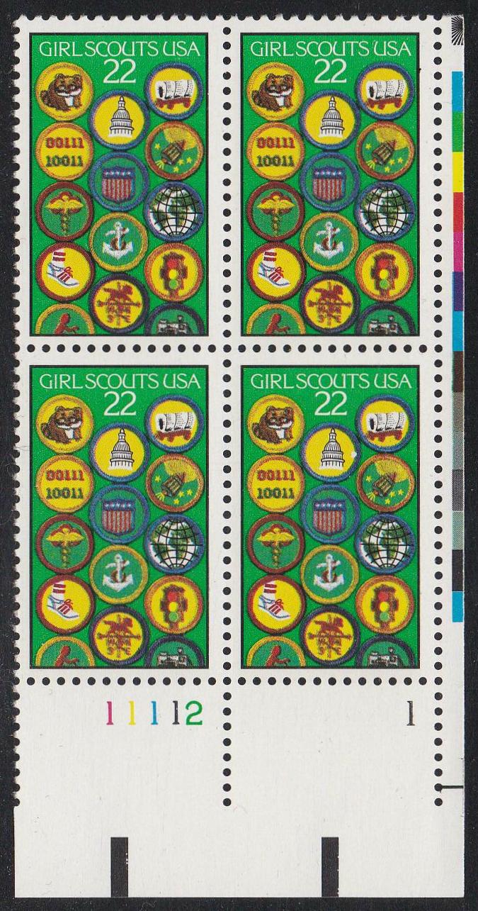 # 2251 (1987) Girl Scouts - PB, LR #11112-1, MNH