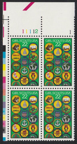 # 2251 (1987) Girl Scouts - PB, UL #11112-1, XF MNH