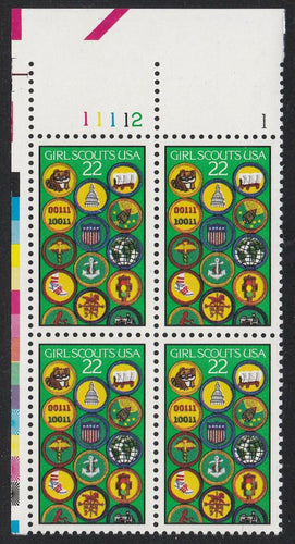 # 2251 (1987) Girl Scouts - PB, UL #11112-1, MNH