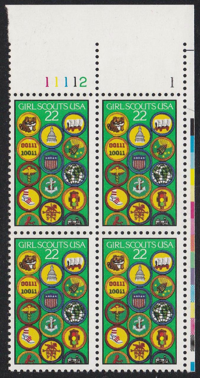 # 2251 (1987) Girl Scouts - PB, UR #11112-1, MNH