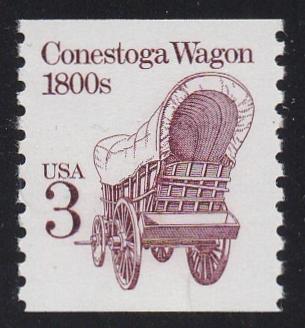 # 2252a (1995) 1800's Conestoga Wagon, SG, Not Tag - Coil sgl, MNH