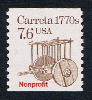 # 2255 (1988) 1770's Carreta, Not Tag - Coil sgl, MNH