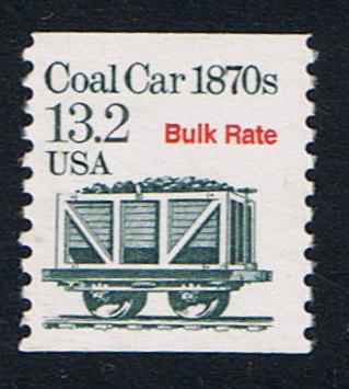 # 2259 (1988) 1870's Coal Car, Not Tag - Coil sgl, MNH