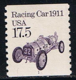 # 2262 (1987) 1911 Racing Car, Block Tagged - PS/1, #1, XF MNH