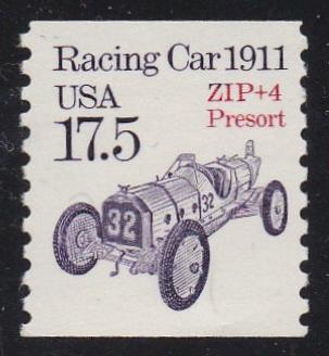 # 2262a (1987) 1911 Racing Car, Precancel, Not Tagged - Coil sgl, MNH