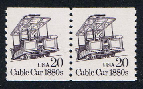 # 2263b (1988) 1880's Cable Car Coil Pair - OA Tagged
