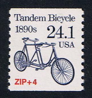 # 2266 (1988) 1890's Tandem Bicycle, Not Tagged - Coil sgl, MNH