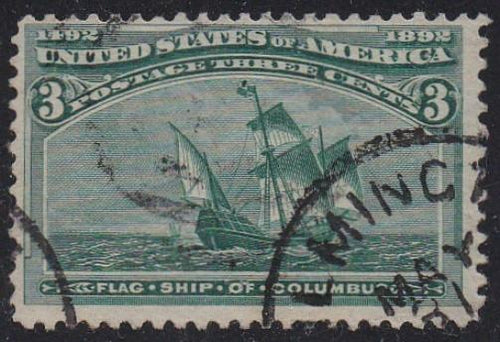 # 232 (1893) Santa Maria - Sgl, Used [1]