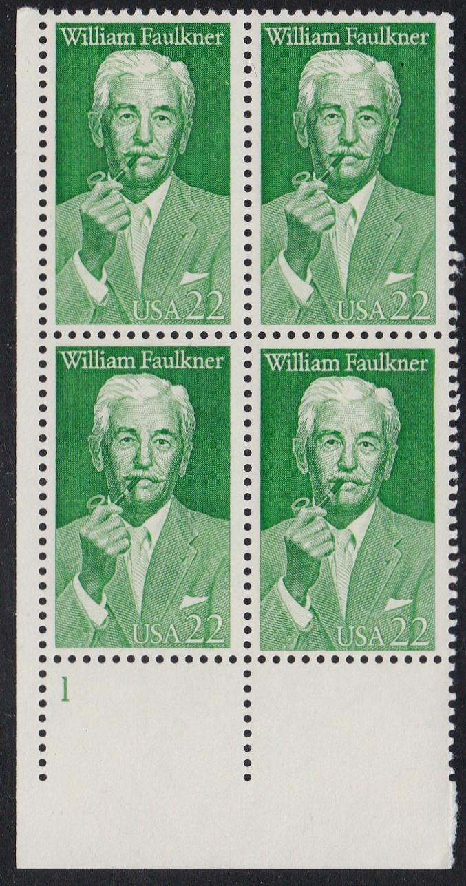 # 2350 (1987) Faulkner - PB, LL #1, MNH