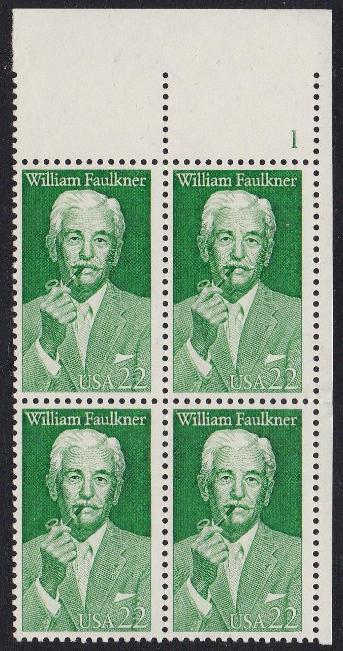# 2350 (1987) Faulkner - PB, UR #1, MNH