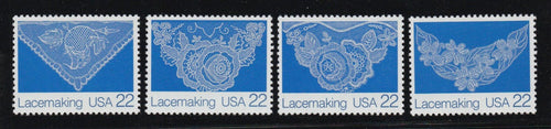 # 2351-54 (1987) Lacemaking - Sgls, Set/4, MNH