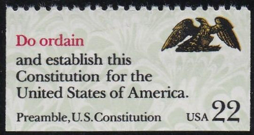 # 2359 (1987) Constitution Preamble, Ordain - Bklt sgl, MNH