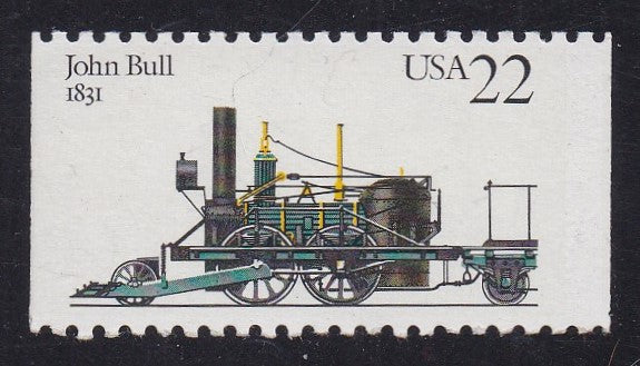 # 2364 (1987) Steam Locomotives, John Bull - Bklt sgl, MNH