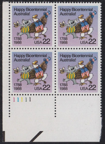 # 2370 (1988) Australia Bicentennial - PB, LL #11111, MNH