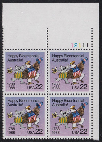 # 2370 (1988) Australia Bicentennial - PB, UR #12111, XF MNH