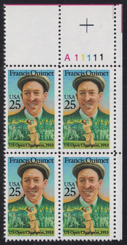 # 2377 (1988) Ouimet, Golf - PB, UR #A11111, MNH