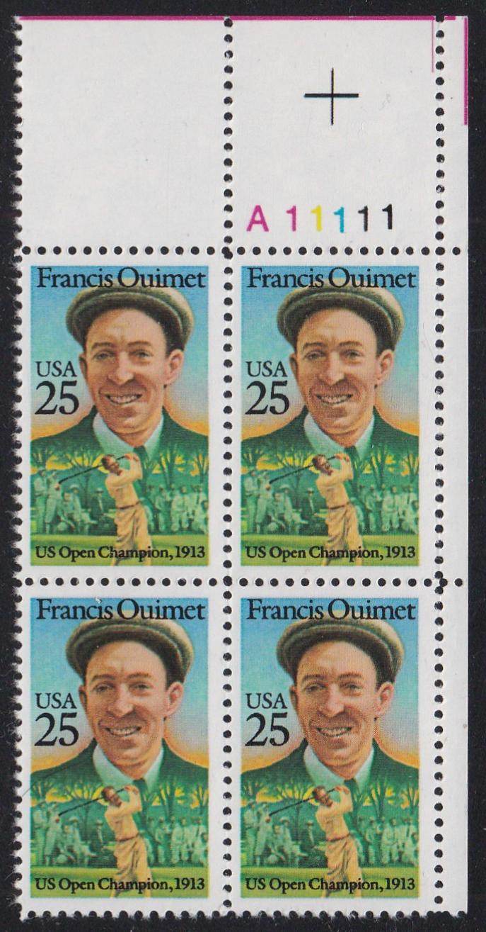 # 2377 (1988) Ouimet, Golf - PB, UR #A11111, MNH