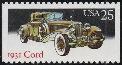 # 2383 (1988) Classic Cars, Cord - Bklt sgl, MNH