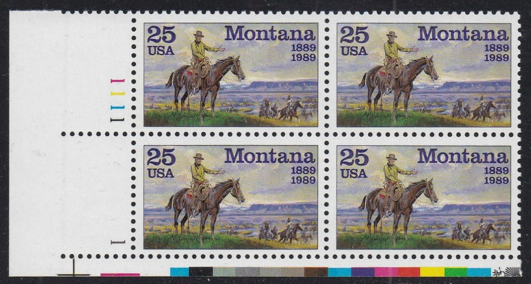 # 2401 (1989) Montana Statehood - PB, LL #1111-1, MNH
