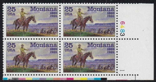 # 2401 (1989) Montana Statehood - PB, LR #6483-1, MNH