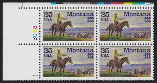 # 2401 (1989) Montana Statehood - PB, UL #2232-1