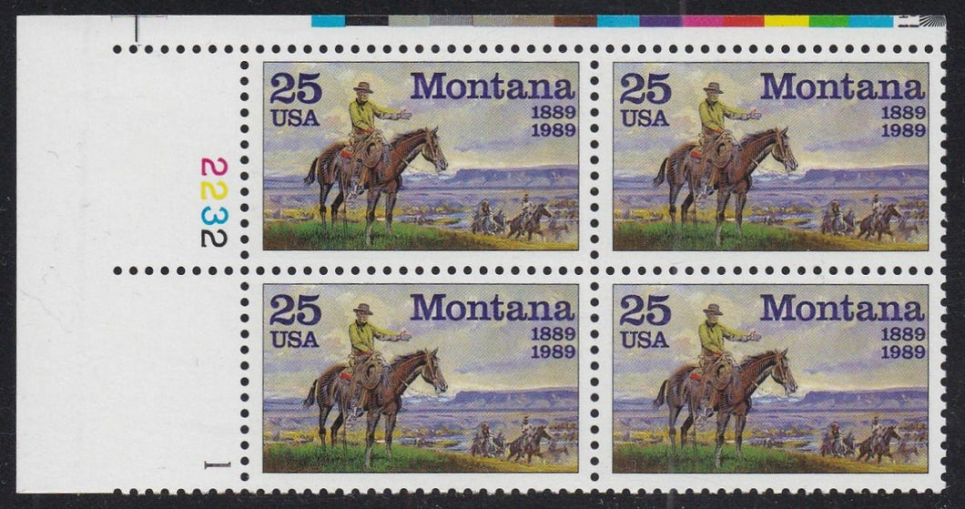 # 2401 (1989) Montana Statehood - PB, UL #2232-1