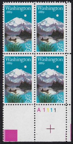# 2404 (1989) Washington Statehood - PB, LR #A1111, MNH