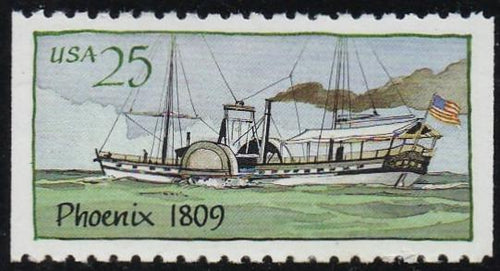 # 2406 (1989) Steamboats, Phoenix - Bklt sgl, MNH