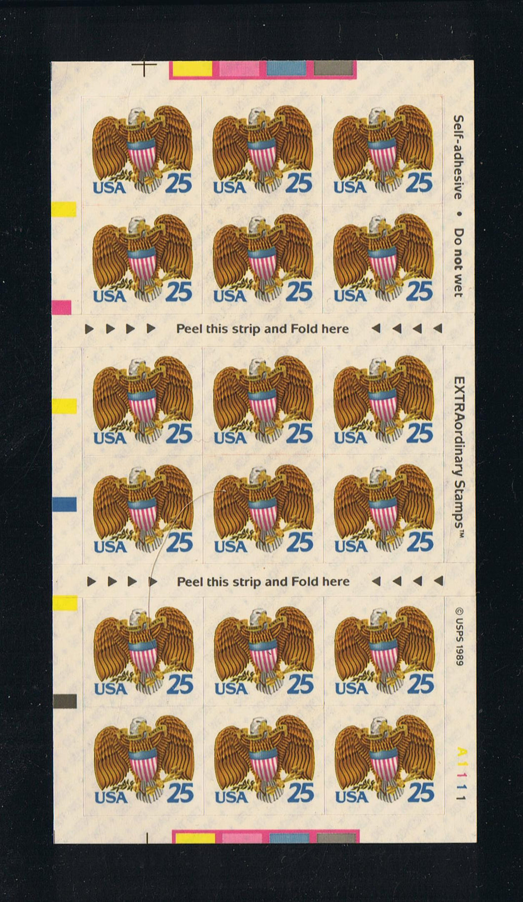 # 2431a (1989) Eagle & Shield - BKLT, LR #A1111, MNH