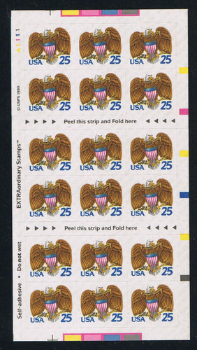# 2431a (1989) Eagle & Shield - BKLT, UL #A1111, MNH