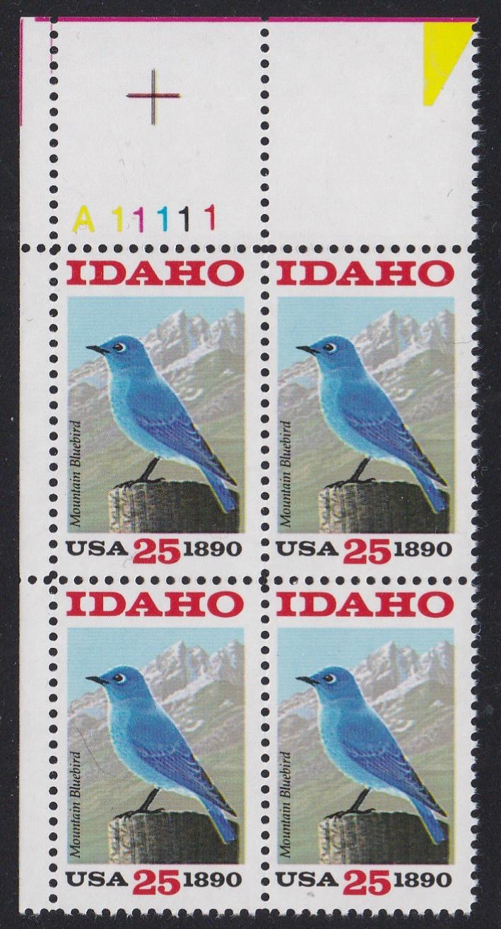 # 2439 (1990) Idaho - PB, UL #A11111, MNH
