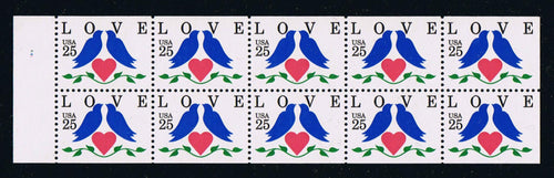 # 2441a (1990) Doves, NF - Bklt pane, #1211, MNH