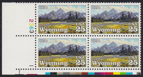 # 2444 (1990) Wyoming - PB, LL #2363-1, MNH