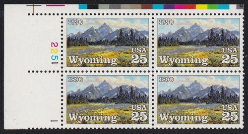 # 2444 (1990) Wyoming - PB, UL #2251-1, MNH