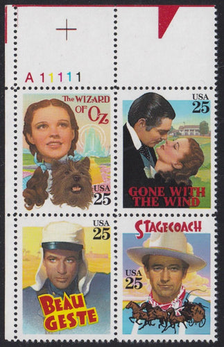 # 2445-48 (1990) Classic Films - PB, UL #A11111, MNH