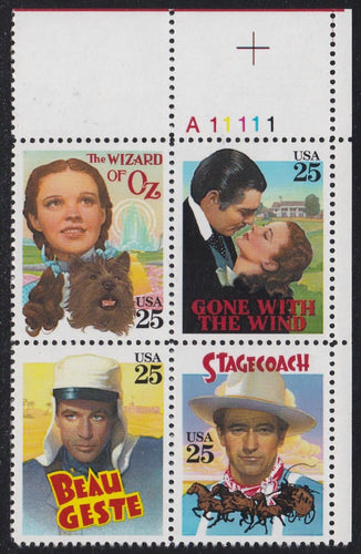 # 2445-48 (1990) Classic Films - PB, UR #A11111, MNH