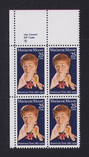 # 2449 (1990) Moore - Zip BK/4, UL, MNH