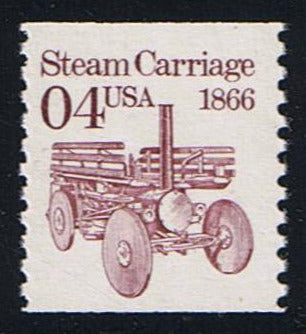 # 2451 (1991) 1866 Steam Carriage, OA Tagged - Coil sgl, MNH