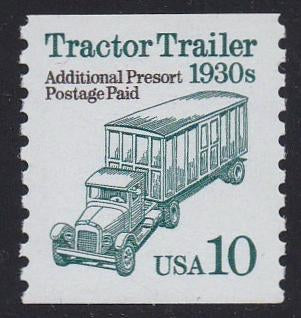# 2458 (1994) 1930's Tractor Trailer, SG, Not Tag - Coil sgl, MNH