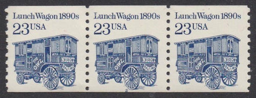 # 2464 (1991) 1890's Lunch Wagon, DG, SP Tag - PS/3, #2, VF MNH