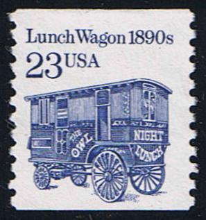 # 2464a (1993) 1890's Lunch Wagon, DG, MP Tag - Coil sgl, MNH