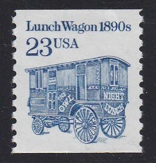# 2464a (1993) 1890's Lunch Wagon, SG, MP Tag - Coil sgl, XF MNH