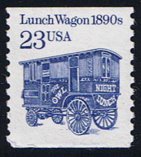 # 2464a (1993) 1890's Lunch Wagon, SG, MP Tag - Coil sgl, MNH